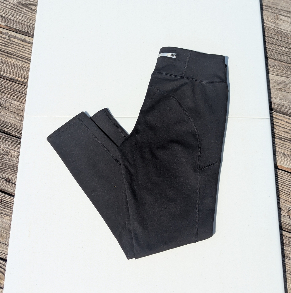 Lands' End Sport Black Active Leggings